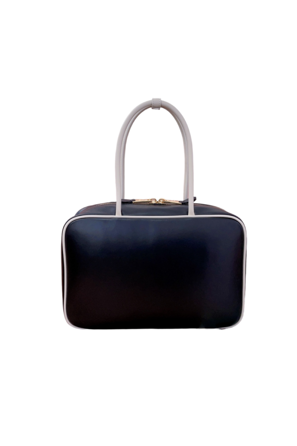 MM Briefcase super soft calfskin handbag 5BB117 black MIUNIU 34cm/13.3in
