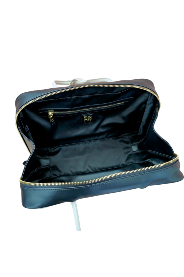 MM Briefcase super soft calfskin handbag 5BB117 black MIUNIU 34cm/13.3in