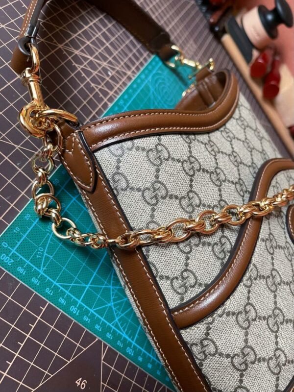 gg Bucket Bag Interlocking Double G Large Shoulder Bag shoulder bag for women lady 24.5cm/9.6in #696011 gg