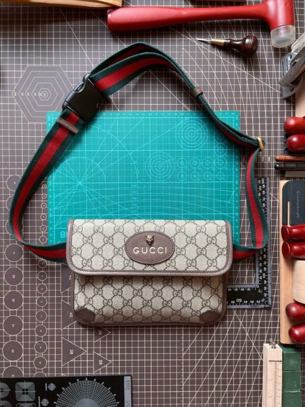gg tiger head belt bag handbag for women/men lady 24cm/9.4in #493930 gg