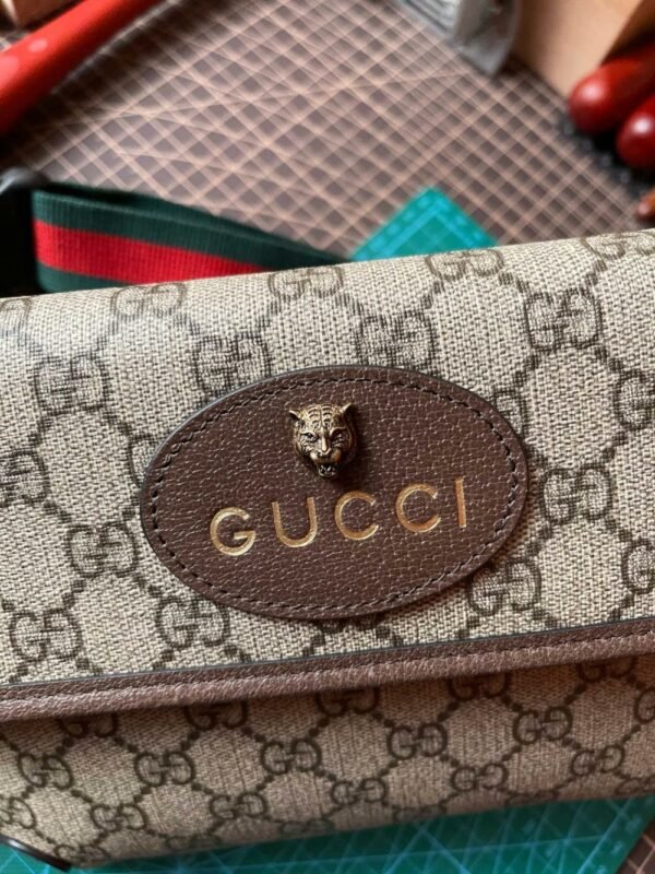 gg tiger head belt bag handbag for women/men lady 24cm/9.4in #493930 gg