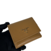 PRA Women's Caramel Cross Pattern Short Clip for women/men lady 10x8.5cm #1MH043 PP Wallet card holder