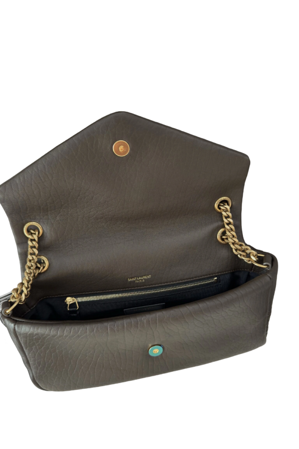 YSSL Calypso handbag For Women Handbags Shoulder Bags 734153M108 brown 26cm/10.2in YSL