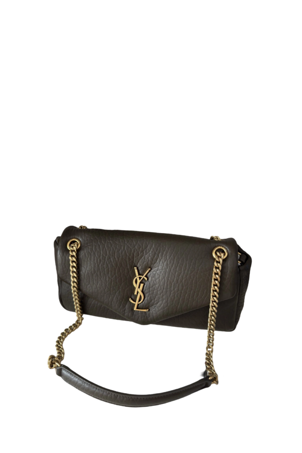 YSSL Calypso handbag For Women Handbags Shoulder Bags 734153M108 brown 26cm/10.2in YSL