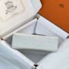 HM mini Kelly pochette 22cm Ostrich Color block style silver buckle For Women Handbags HRMS