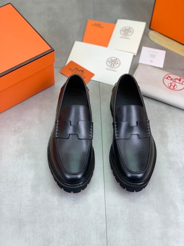 HM Foam sole cowhide, men's leather shoes