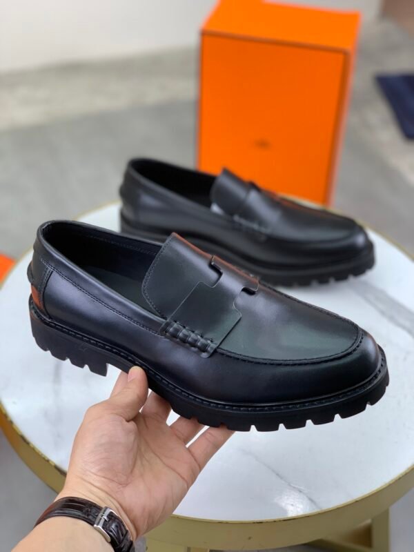 HM Foam sole cowhide, men's leather shoes