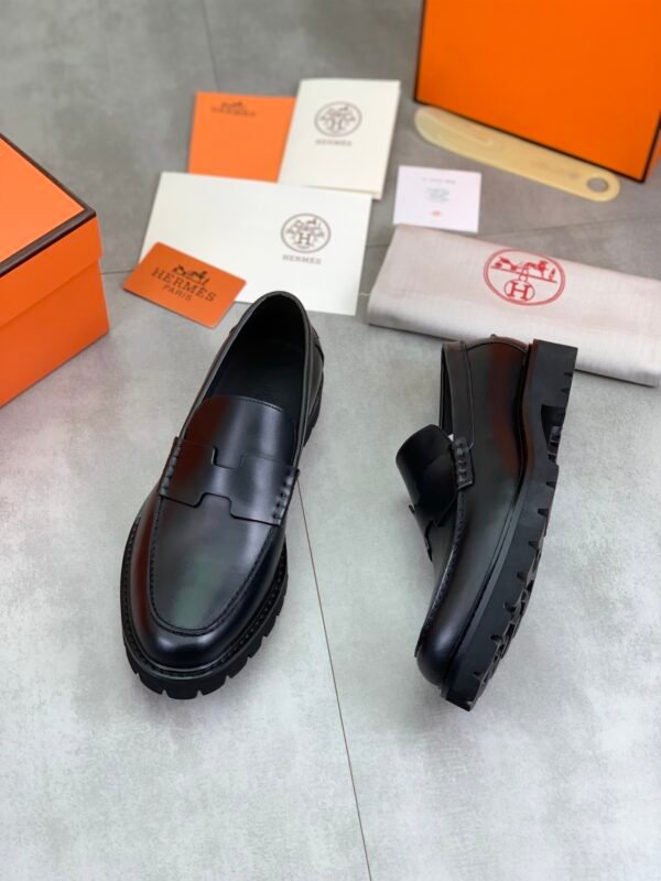 HM Foam sole cowhide, men's leather shoes