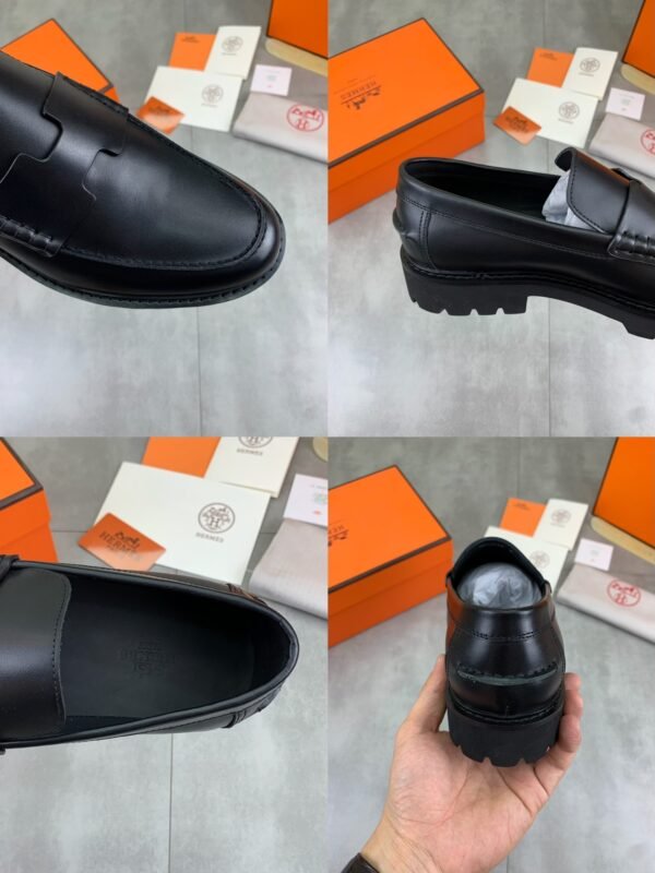 HM Foam sole cowhide, men's leather shoes