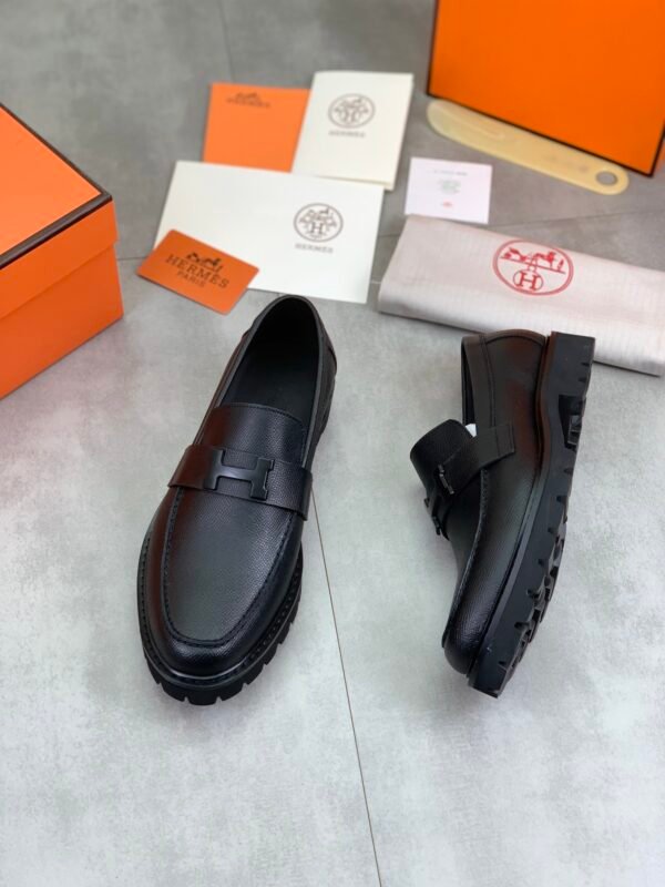 HM Foam sole cowhide, men's leather shoes