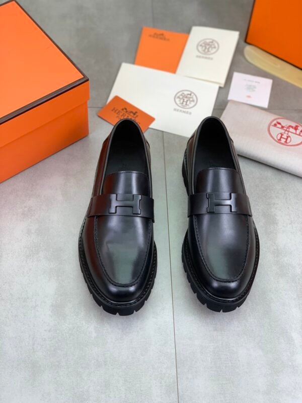 HM Foam sole cowhide, men's leather shoes