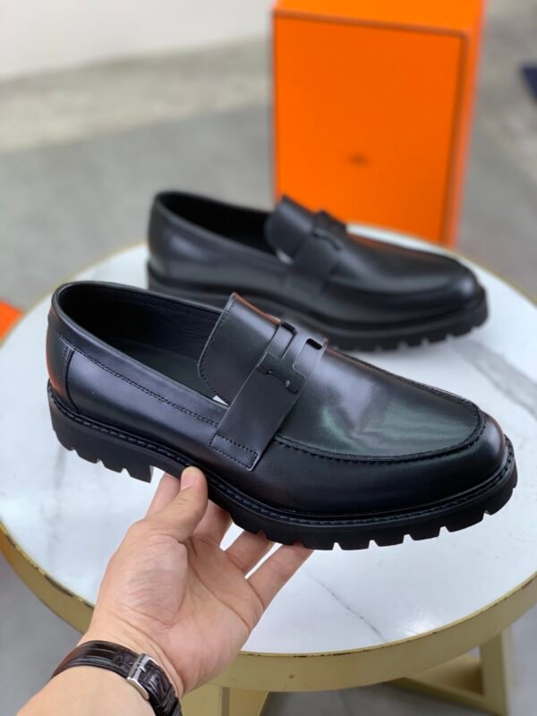 HM Foam sole cowhide, men's leather shoes