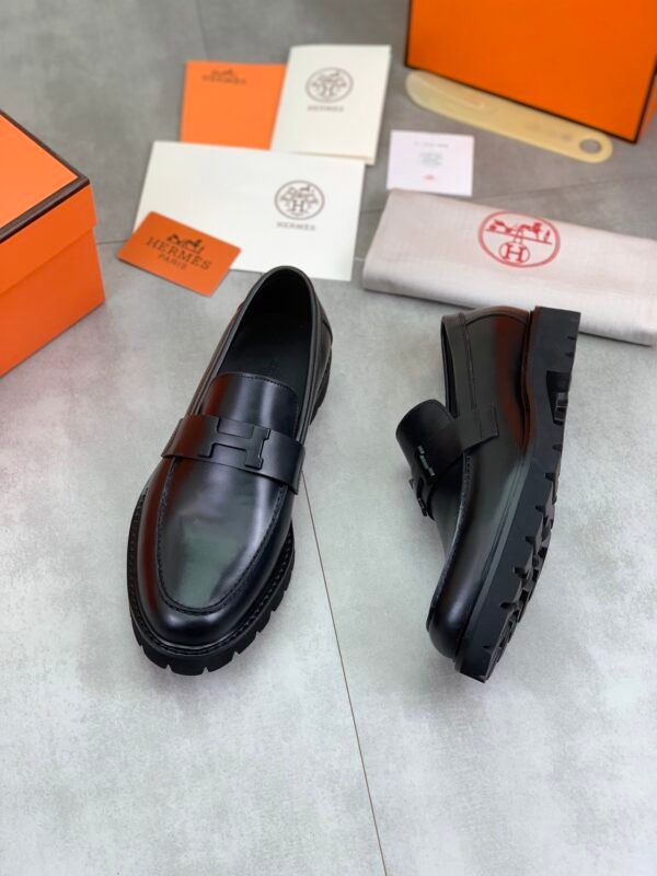 HM Foam sole cowhide, men's leather shoes