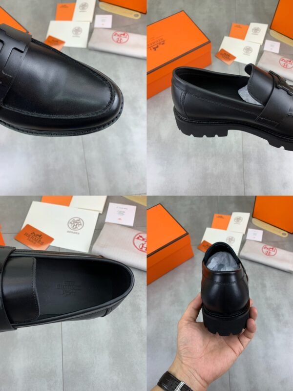 HM Foam sole cowhide, men's leather shoes