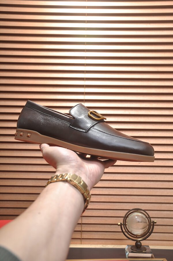 Valent Cowhide lining men's leather shoes