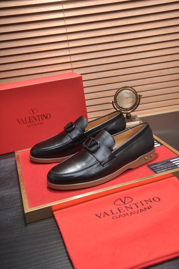 Valent Cowhide lining men's leather shoes