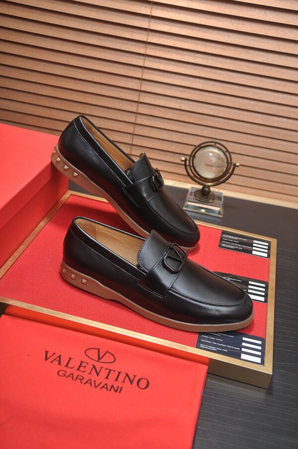 Valent Cowhide lining men's leather shoes