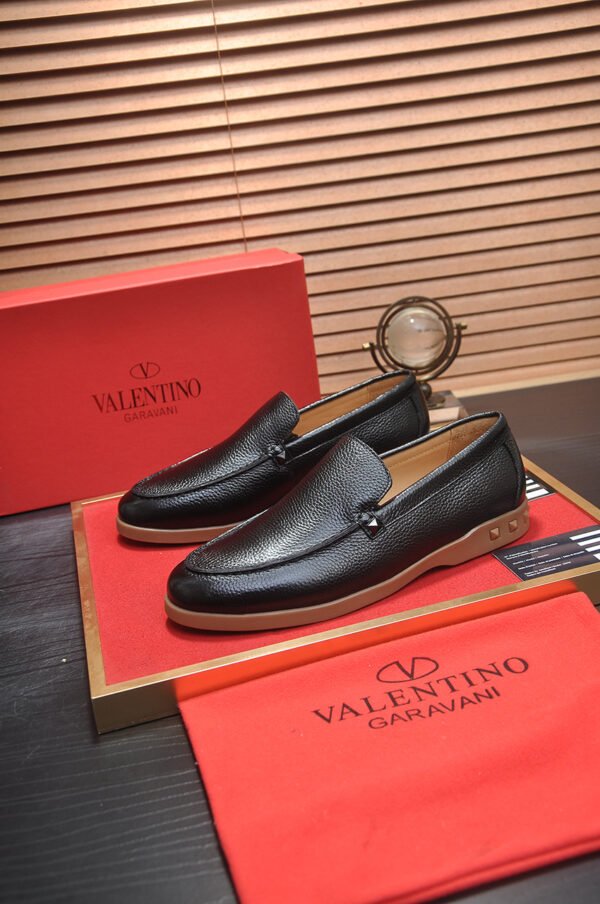Valent Cowhide lining men's leather shoes