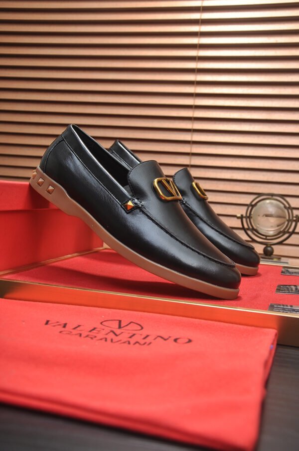 Valent Cowhide lining men's leather shoes