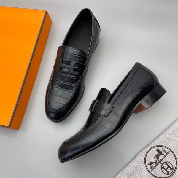 HM men's leather shoes Loafers