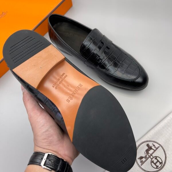 HM men's leather shoes Loafers