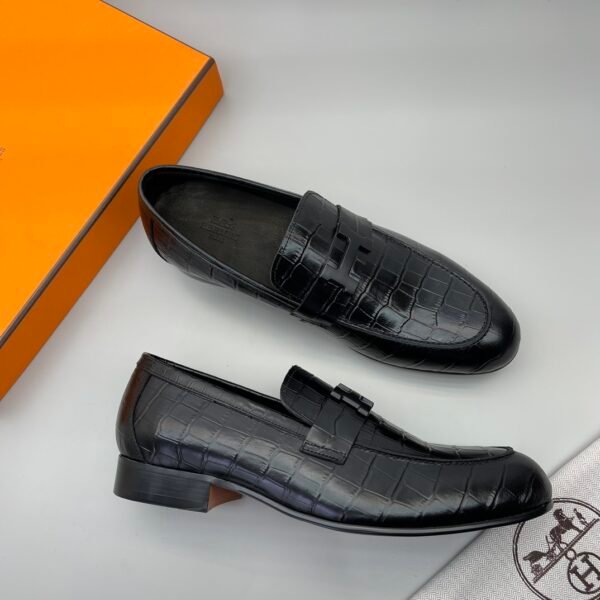 HM men's leather shoes Loafers