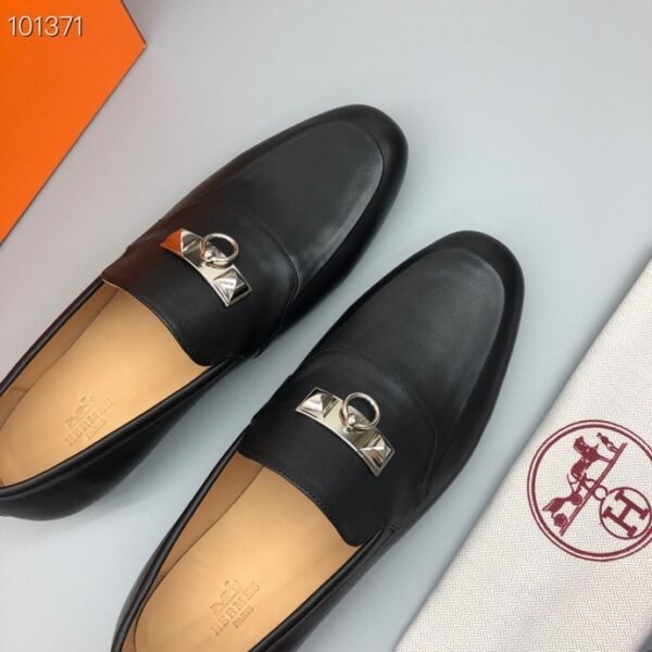 HM men's leather shoes Top quality beef loafers