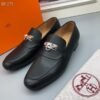 HM men's leather shoes Top quality beef loafers