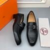 HM men's leather shoes Top quality beef loafers