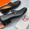HM men's leather shoes Top quality beef loafers