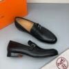 HM men's leather shoes Top quality beef loafers
