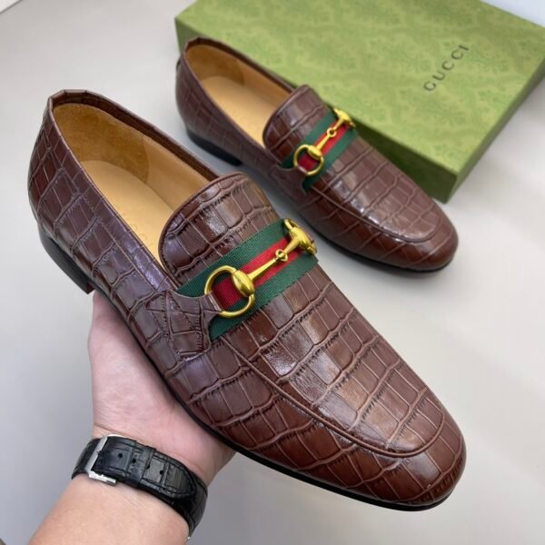 wsxc1741972276823_0 GG shoes men's leather shoes Original outsole cowhide loafers