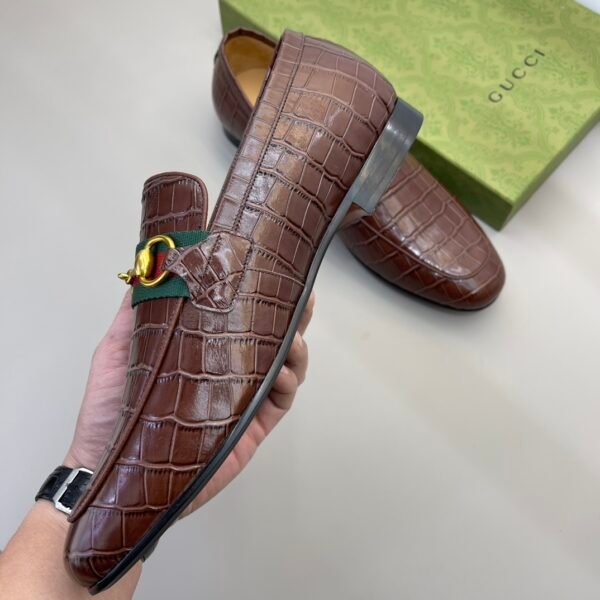 wsxc1741972276823_8 GG shoes men's leather shoes Original outsole cowhide loafers