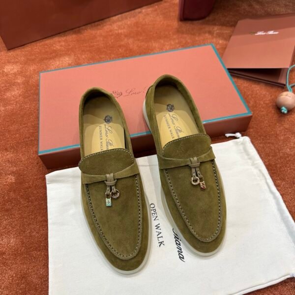 LP White Sole Shoes Summer Charms Walk Women's Moccasin Shoes