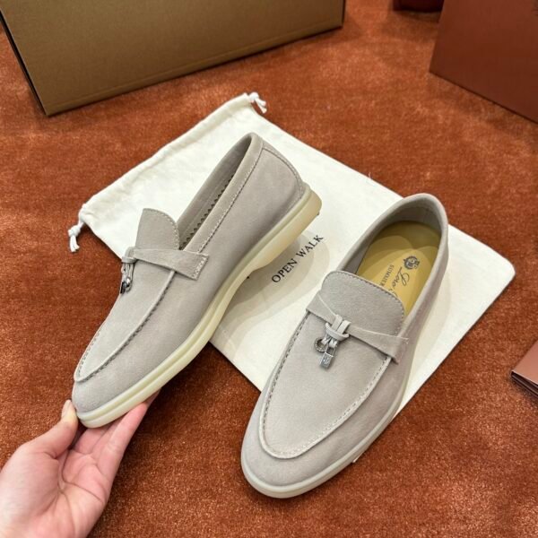 LP White Sole Shoes Summer Charms Walk Women's Moccasin Shoes