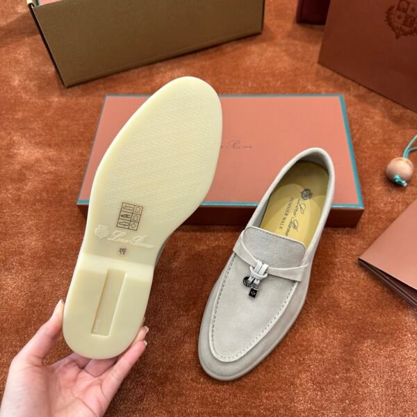 LP White Sole Shoes Summer Charms Walk Women's Moccasin Shoes