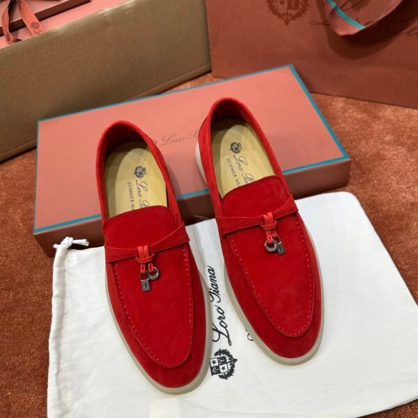 LP White Sole Shoes Summer Charms Walk Women's Moccasin Shoes