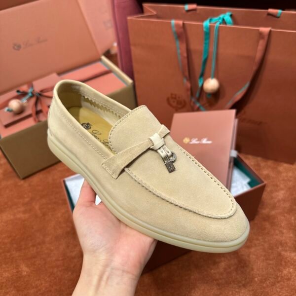 LP White Sole Shoes Summer Charms Walk Women's Moccasin Shoes