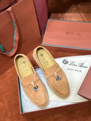 LP White Sole Shoes Summer Charms Walk Women's Moccasin Shoes