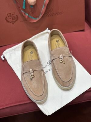 LP White Sole Shoes Summer Charms Walk Women's Moccasin Shoes