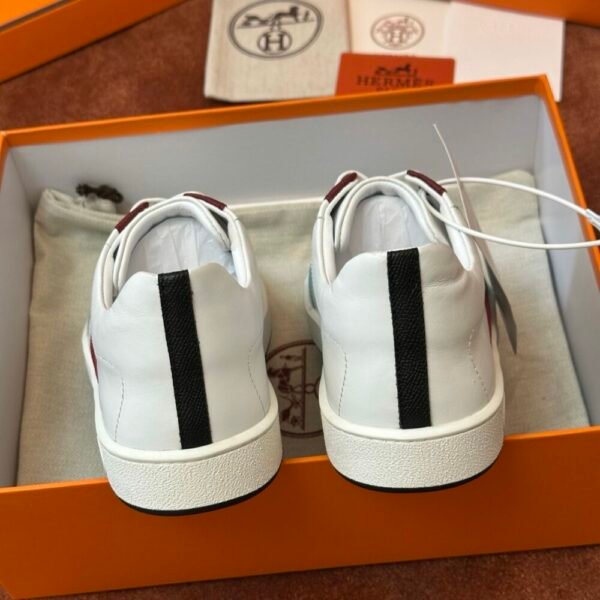 HM Join sneakers British vintage design Calfskin and Epsom calfskin