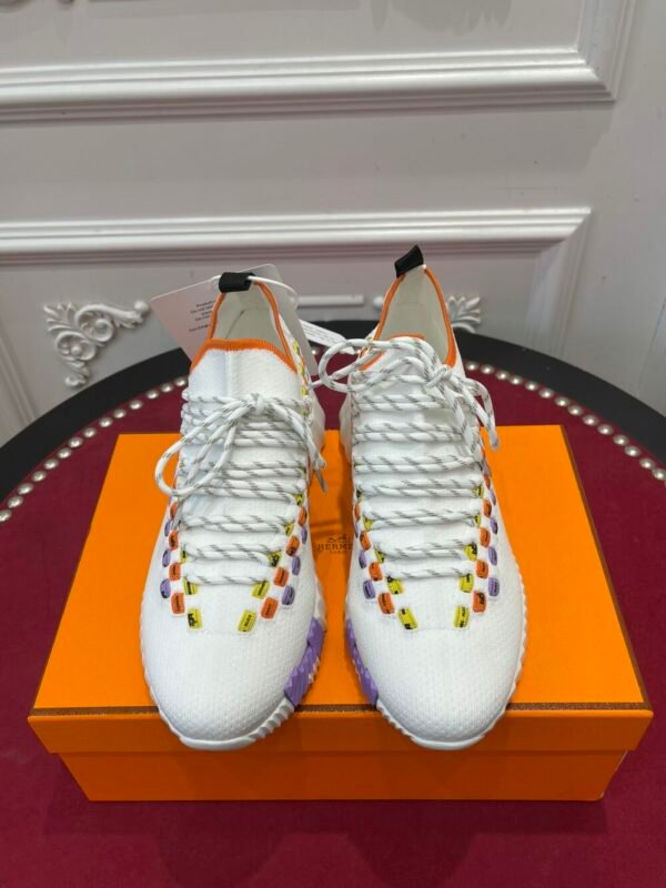 HM Flex lace-up sneakers Knitted and calfskin sneakers