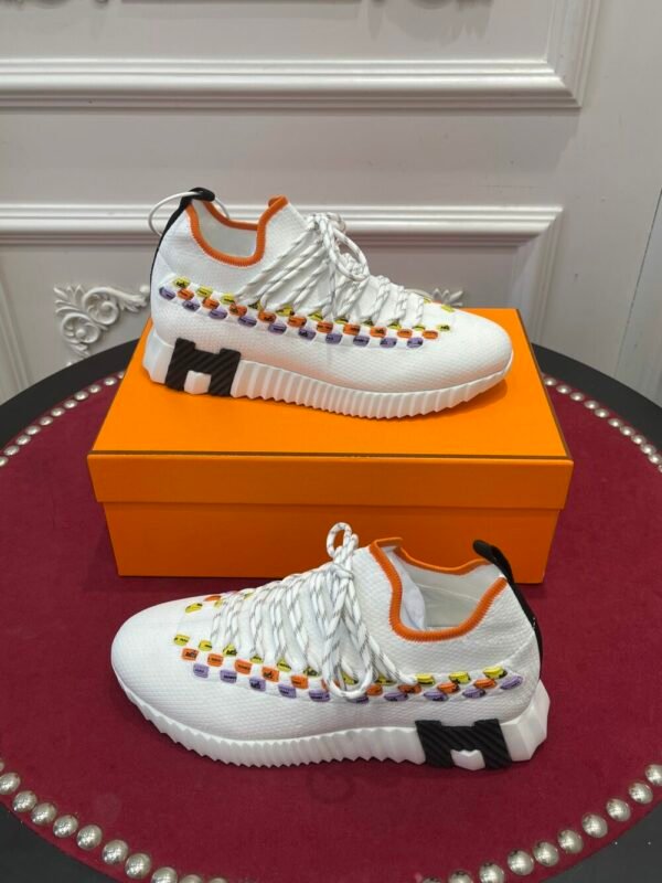 HM Flex lace-up sneakers Knitted and calfskin sneakers