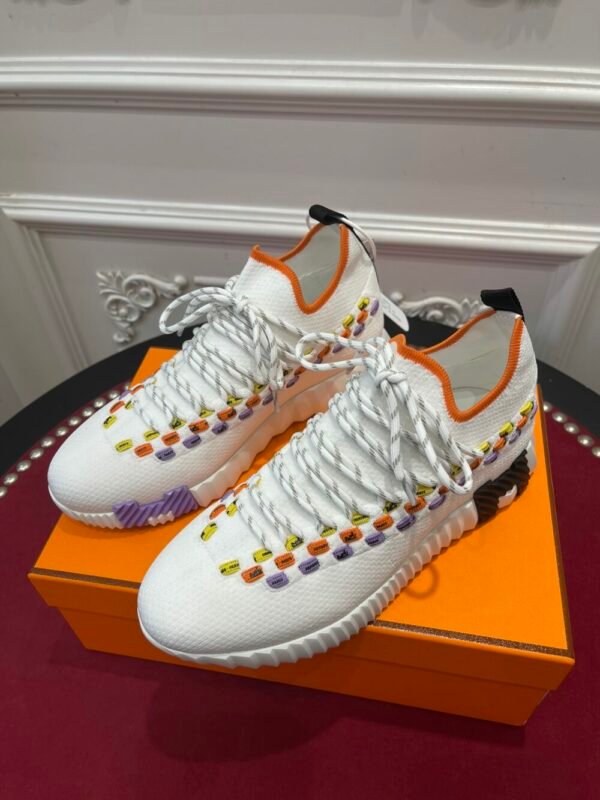 HM Flex lace-up sneakers Knitted and calfskin sneakers