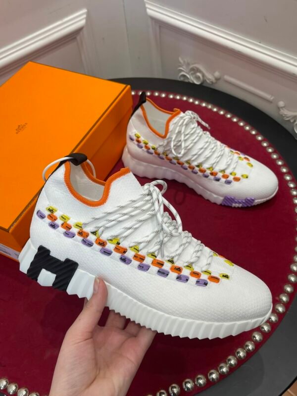 HM Flex lace-up sneakers Knitted and calfskin sneakers