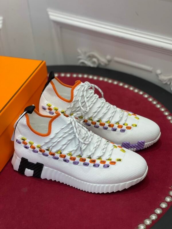 HM Flex lace-up sneakers Knitted and calfskin sneakers