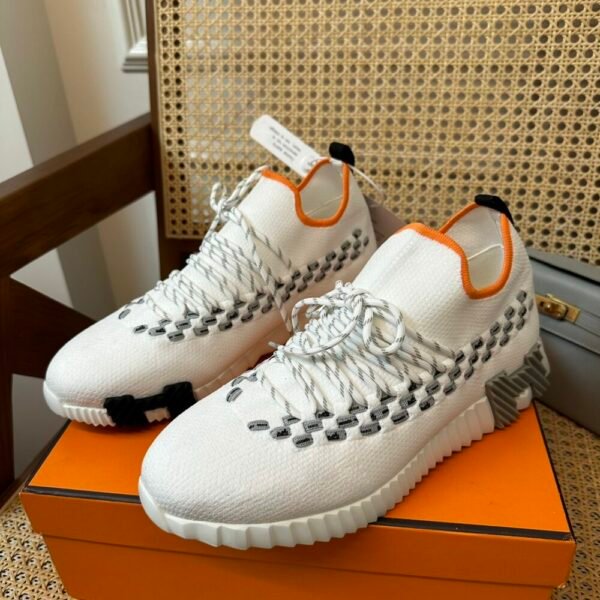 HM Flex lace-up sneakers Knitted and calfskin sneakers