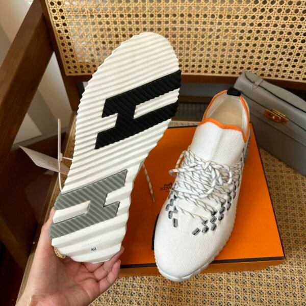 HM Flex lace-up sneakers Knitted and calfskin sneakers