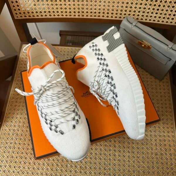HM Flex lace-up sneakers Knitted and calfskin sneakers