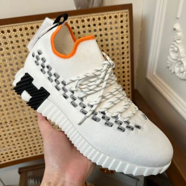 HM Flex lace-up sneakers Knitted and calfskin sneakers